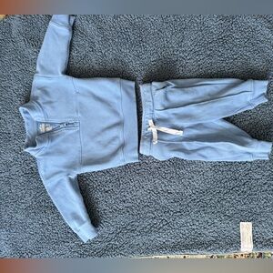 Cat & Jack Waffle Jogger Set 12M EUC